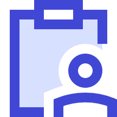 Clipboard Task Person In Charge Icon from Sharp Duo Set