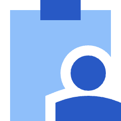 Clipboard Task Person In Charge Icon from Sharp Flat Set