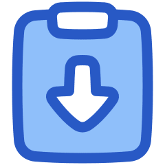 Clipboard Task Returned Icon from Plump Duo Set