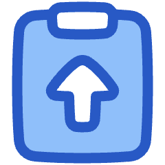 Clipboard Task Submitted Icon from Plump Duo Set
