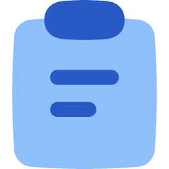 Clipboard Text Icon from Flex Flat Set