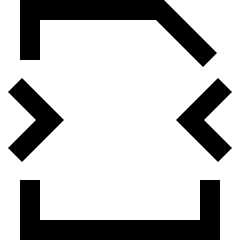 Compress PDF Icon from Sharp Line Set