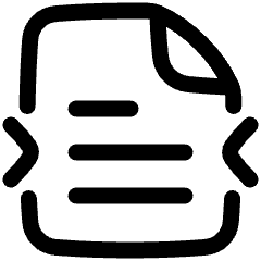 Compress PDF Icon from Plump Line Set