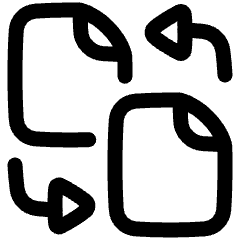 Convert PDF 1 Icon from Plump Line Set