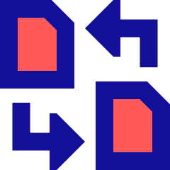 Convert PDF 1 Icon from Sharp Pop Set