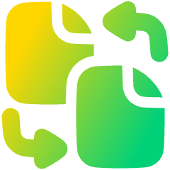 Convert PDF 1 Icon from Plump Gradient Set