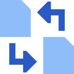 Convert PDF 1 Icon from Sharp Flat Set