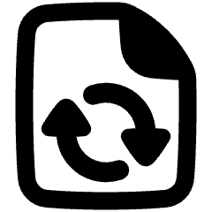 Convert PDF 2 Icon from Plump Remix Set