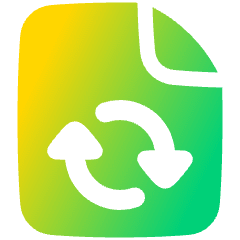 Convert PDF 2 Icon from Plump Gradient Set