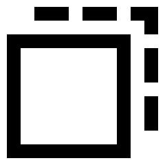Copy 1 Icon from Sharp Line Set
