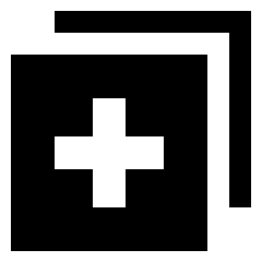 Copy 2 Icon from Sharp Solid Set