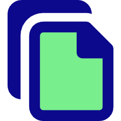 Copy Document Icon from Core Pop Set