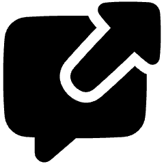 Cross Reference Icon from Plump Solid Set