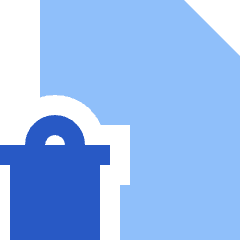 Delete PDF Icon from Sharp Flat Set