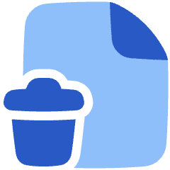 Delete PDF Icon from Plump Flat Set