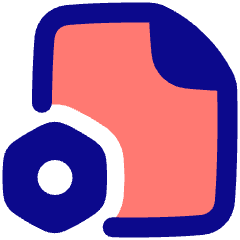 Document Setting Bolt Nut Icon from Plump Pop Set