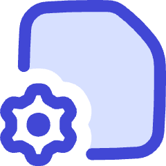Document Setting Gear Icon from Flex Duo Set