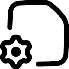 Document Setting Gear Icon from Flex Line Set