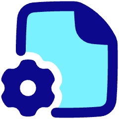 Document Setting Icon from Plump Pop Set