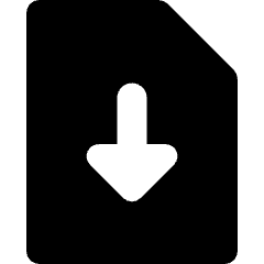 Download File Icon from Micro Solid Set