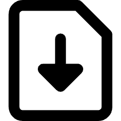 Download File Icon from Core Remix Set