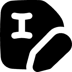 Edit PDF Icon from Flex Solid Set
