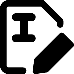 Edit PDF Icon from Core Remix Set