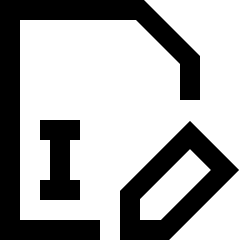 Edit PDF Icon from Sharp Line Set