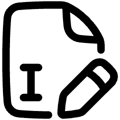Edit PDF Icon from Plump Line Set