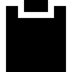 Empty Clipboard Icon from Sharp Solid Set