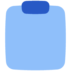 Empty Clipboard Icon from Plump Flat Set