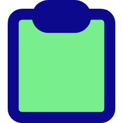 Empty Clipboard Icon from Core Pop Set