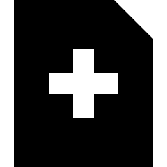 File Add Icon from Sharp Solid Set