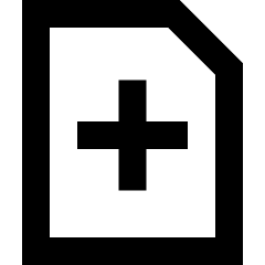 File Add Icon from Sharp Remix Set