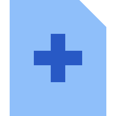 File Add Icon from Sharp Flat Set