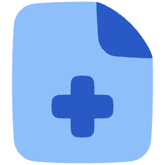 File Add Icon from Plump Flat Set