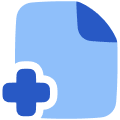 File Add Alternate Icon from Plump Flat Set