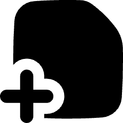 File Add Alternate Icon from Flex Solid Set