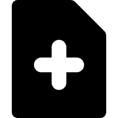 File Add Icon from Micro Solid Set