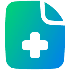 File Add Icon from Plump Gradient Set