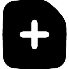 File Add Icon from Flex Solid Set