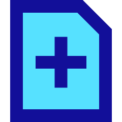 File Add Icon from Sharp Pop Set