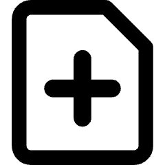 File Add Icon from Core Remix Set