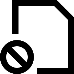 File Block Icon from Sharp Line Set