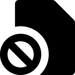 File Block Icon from Micro Solid Set