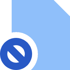 File Block Icon from Sharp Flat Set