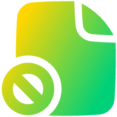 File Block Icon from Plump Gradient Set