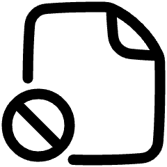 File Block Icon from Plump Line Set