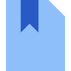 File Bookmark Icon from Sharp Flat Set