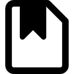 File Bookmark Icon from Core Remix Set